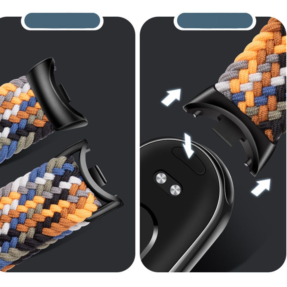 Correa Techsuit W032 para Xiaomi Smart Band 9 / 8, Rosa