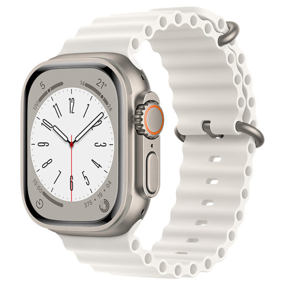 Correa Techsuit W038 para Apple Watch 42mm / 41mm / 40mm / 38mm Series, Blanca