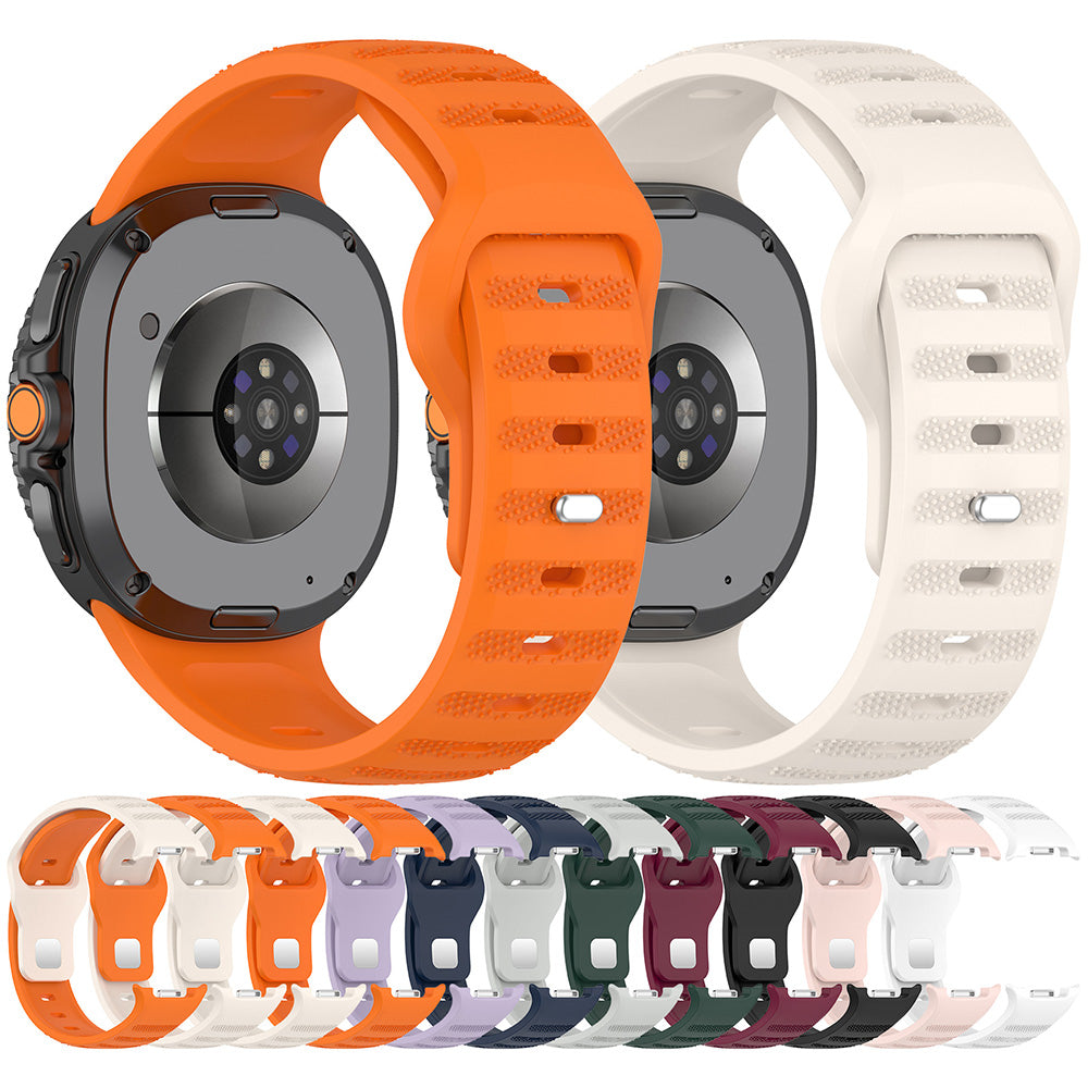 Correa Techsuit W050 para Samsung Galaxy Watch 8 Classic / Watch8 44mm / Watch 8 40mm, Burdeos