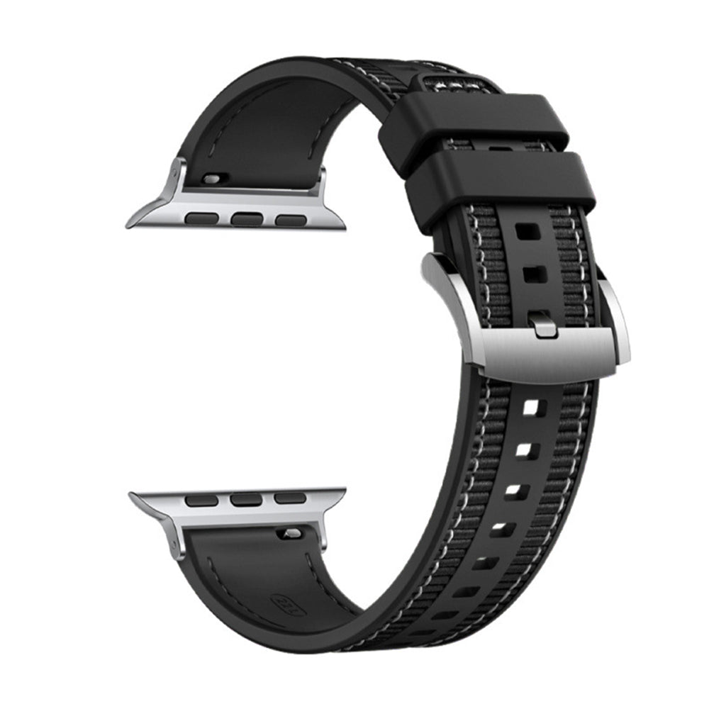 Correa Techsuit W051 para Apple Watch 42mm / 41mm / 40mm / 38mm Series, Negra