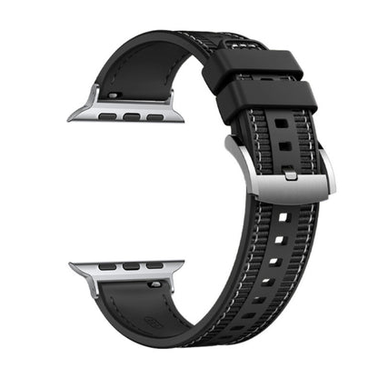 Correa Techsuit W051 para Apple Watch 42mm / 41mm / 40mm / 38mm Series, Negra