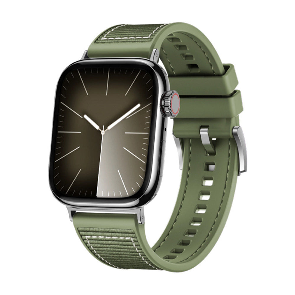 Correa Techsuit W051 para Apple Watch 42mm / 41mm / 40mm / 38mm Series, Verde