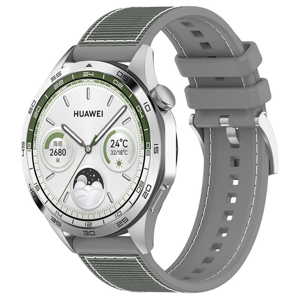 Correa Techsuit W051 para Huawei Watch / Xiaomi Watch Series, 22mm, Gris