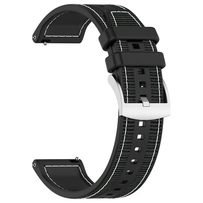Correa Techsuit W051 para Huawei Watch / Xiaomi Watch Series, 22mm, Negra