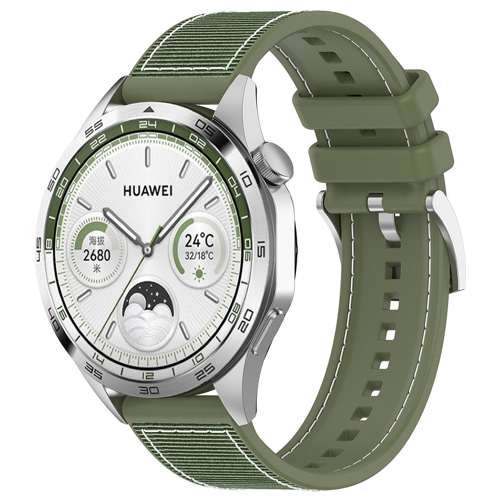 Correa Techsuit W051 para Huawei Watch / Xiaomi Watch Series, 22mm, Verde.