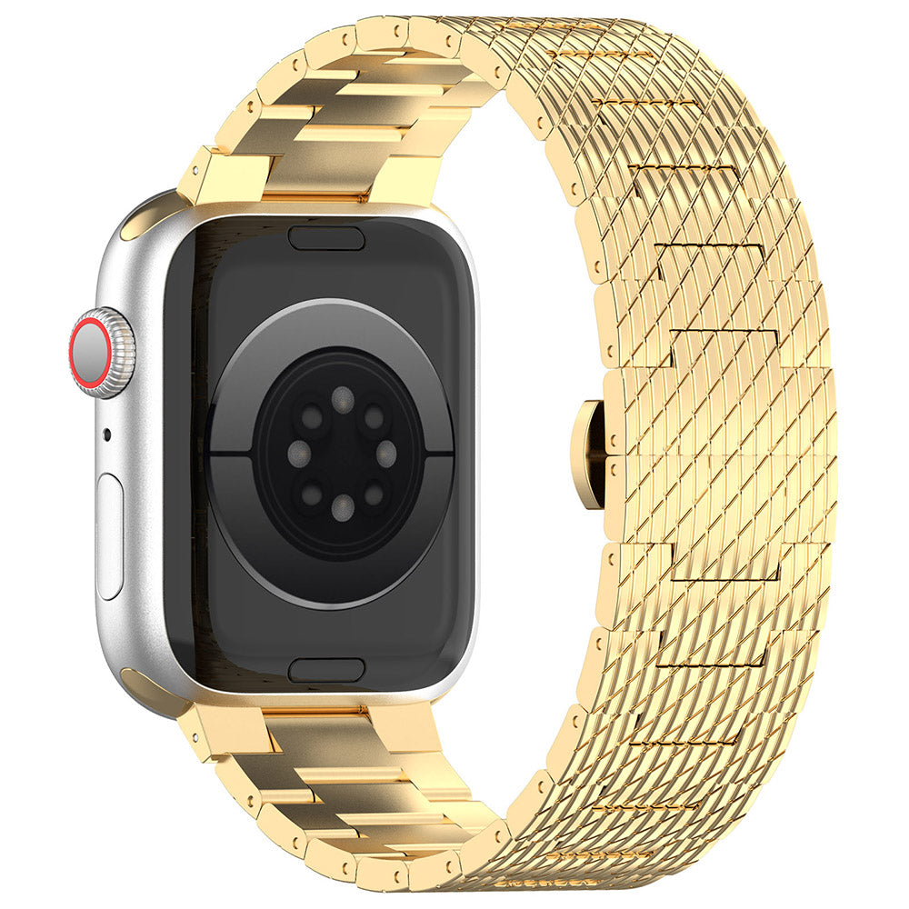 Correa Techsuit W052 para Apple Watch 42mm / 41mm / 40mm / 38mm Series, Dorada