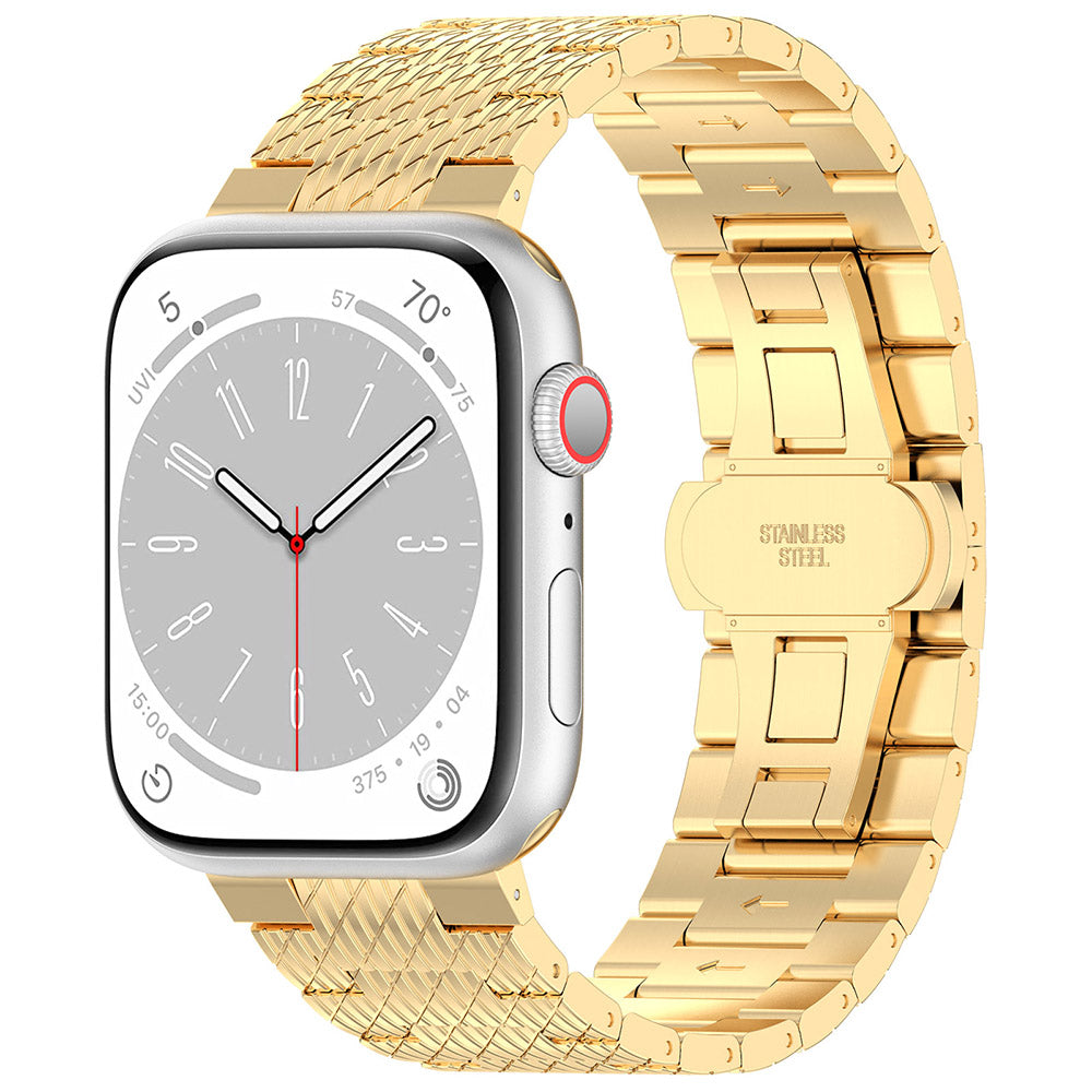 Correa Techsuit W052 para Apple Watch 42mm / 41mm / 40mm / 38mm Series, Dorada