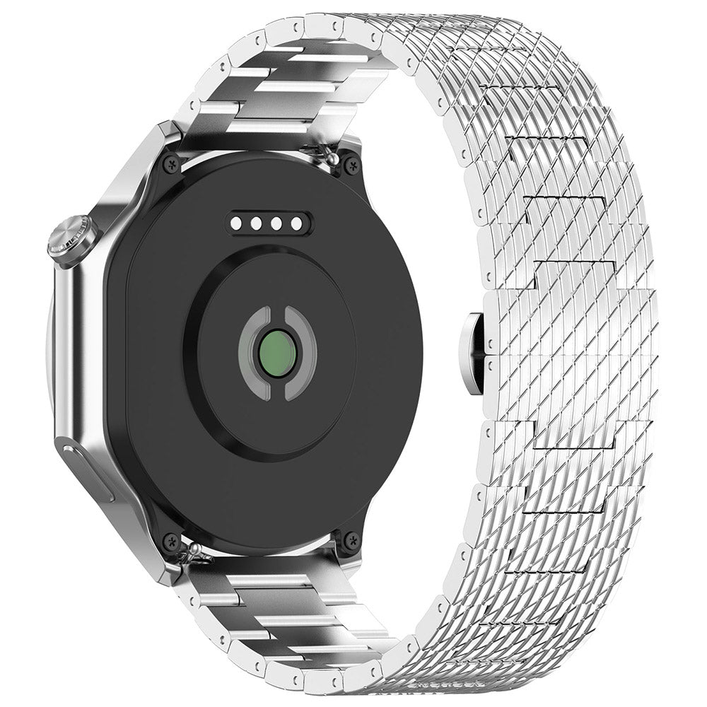 Correa Techsuit W052 para Samsung Galaxy Watch / Huawei Watch Series, 20mm, Plateada