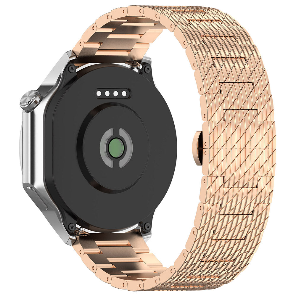 Correa Techsuit W052 para Samsung Galaxy Watch / Huawei Watch Series, 20mm, Rosa Dorado