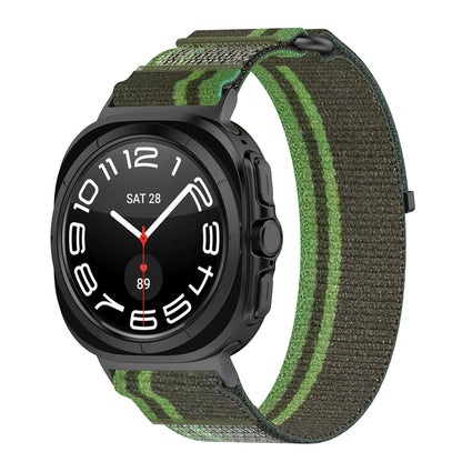 Correa Techsuit W054 para Samsung Galaxy Watch Ultra, Verde Oscuro Gris