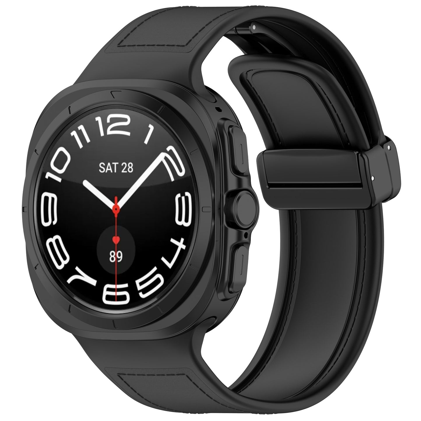 Correa Techsuit W056 para Samsung Galaxy Watch Ultra, Negra
