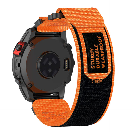 Correa Techsuit W057 para Garmin Instinct / Approach / Fenix Watch Series, 20mm, Naranja