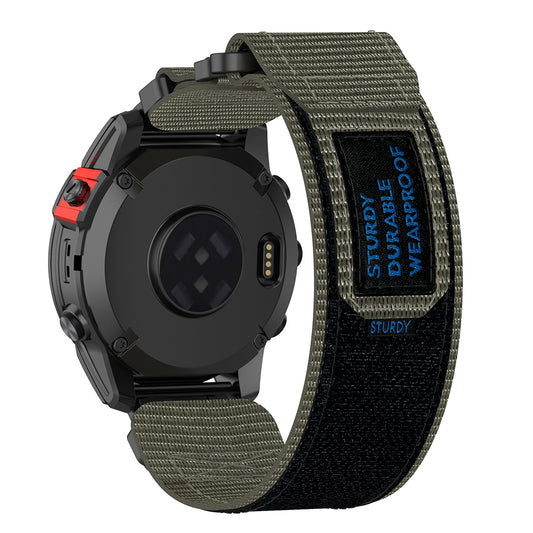 Correa Techsuit W057 para Garmin Watch Fenix / Forerunner Series, 22mm, Gris