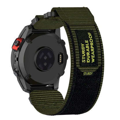 Techsuit W057 Strap for Garmin Watch Fenix / Forerunner Series, 22mm, Green
