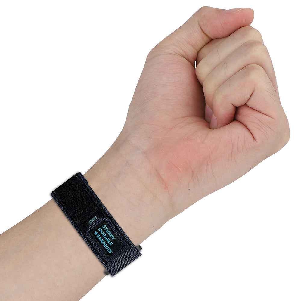 Correa Techsuit W057 para Garmin Watch Fenix Series, 26mm, Negra