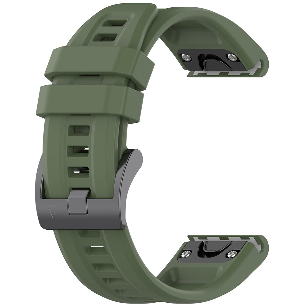 Correa Techsuit W060 para Garmin Instinct / Approach / Fenix Watch Series, 20mm, Verde Oscuro