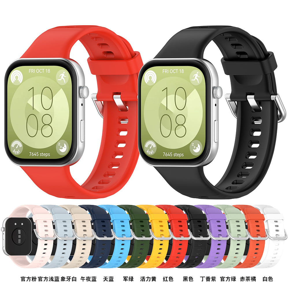 Techsuit W061 Strap for Huawei Watch Fit 4 Pro / Watch Fit 4 / Watch Fit 3, Light Green