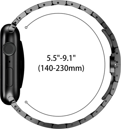 Correa Techsuit W063 para Apple Watch 49mm / 46mm / 45mm / 44mm / 42mm Series, Plateada