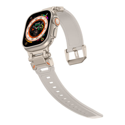 Correa Techsuit W064 para Apple Watch 49mm / 46mm / 45mm / 44mm / 42mm Series, Plateada