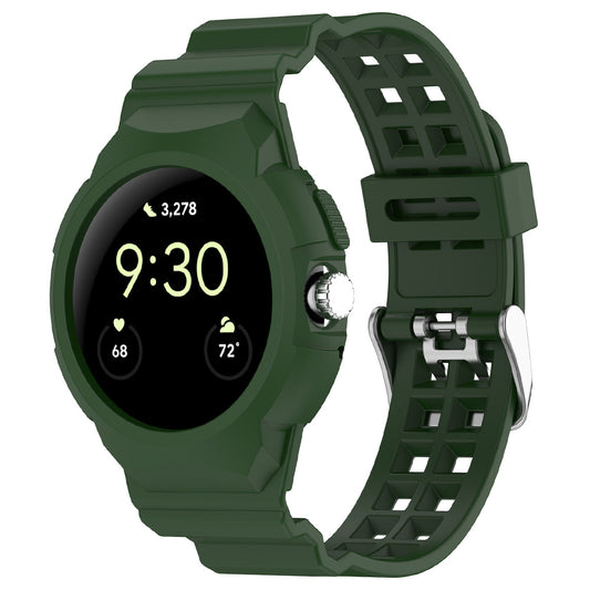 Correa Techsuit W065 para Google Pixel Watch 3 41mm / Watch 2 / Watch, Verde