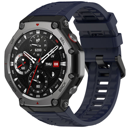 Correa Techsuit W067 para Amazfit T-Rex 3, Azul Marino