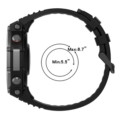 Correa Techsuit W067 para Amazfit T-Rex 3, Negra