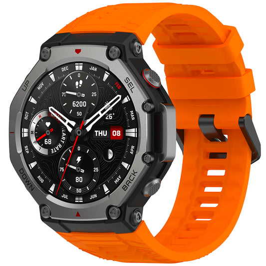 Correa Techsuit W067 para Amazfit T-Rex 3, Naranja