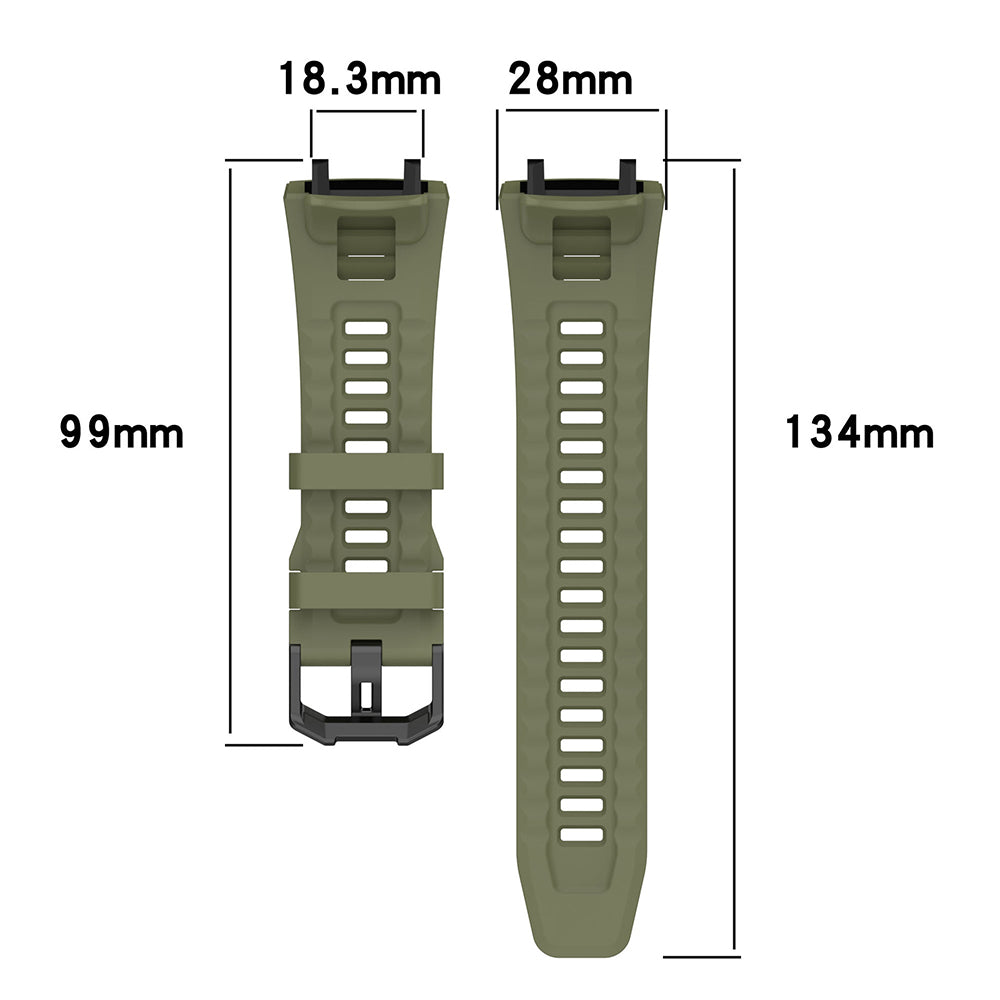 Techsuit W067 Strap for Amazfit T-Rex 3, Green