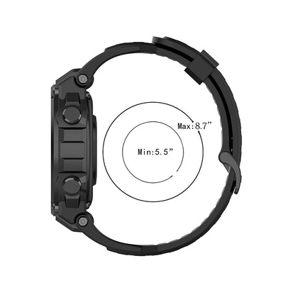 Correa Techsuit W067 para Amazfit T-Rex Pro / T-Rex, Negra