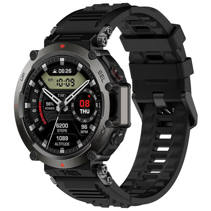 Correa Techsuit W067 para Amazfit T-Rex Ultra, Negra