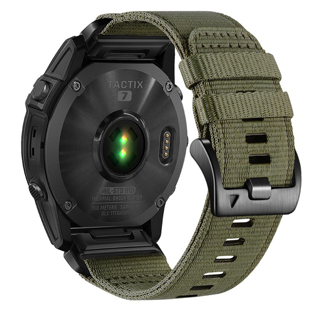 Correa Techsuit W070 para Garmin Instinct / Approach / Fenix Watch Series, 20mm, Verde Oscuro