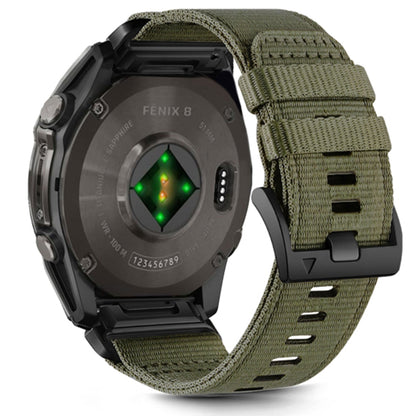 Correa Techsuit W070 para Garmin Watch Fenix / Forerunner Series, 22mm, Verde Oscuro
