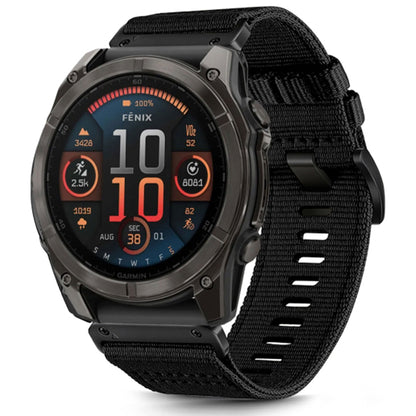Correa Techsuit W070 para Garmin Watch Fenix Series, 26mm, Negra