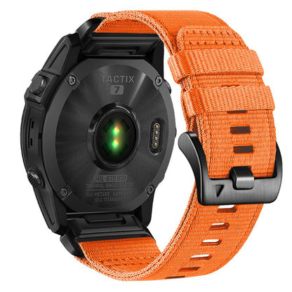 Correa Techsuit W070 para Garmin Watch Fenix Series, 26mm, Naranja