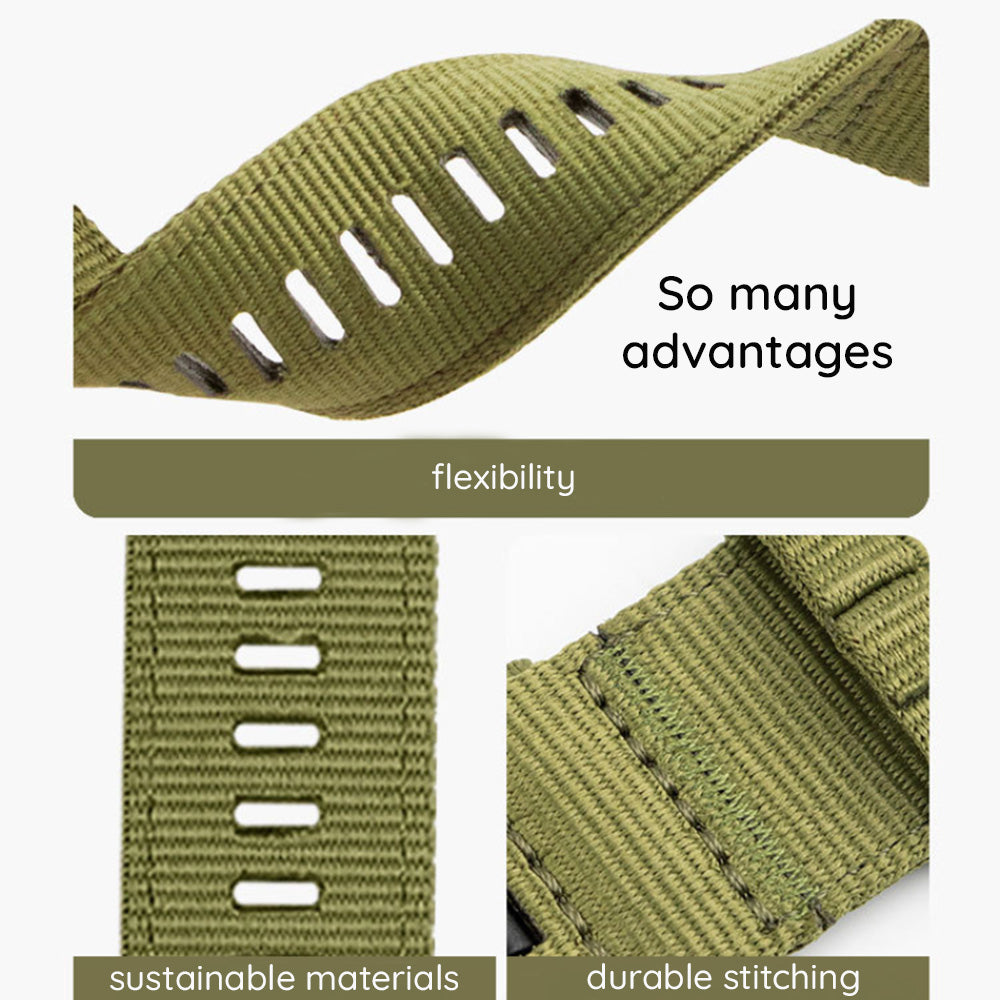 Correa Techsuit W070 para Garmin Watch Fenix Series, 26mm, Naranja