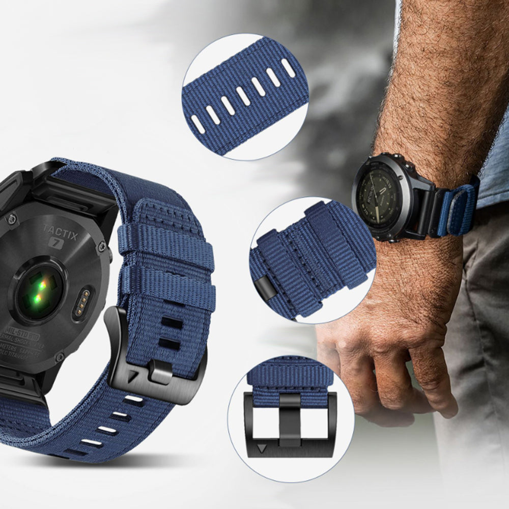 Correa Techsuit W070 para Samsung Galaxy Watch / Huawei Watch Series, 20mm, Negra