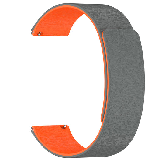 Correa Techsuit W074 para Samsung Galaxy Watch Series, Gris Naranja