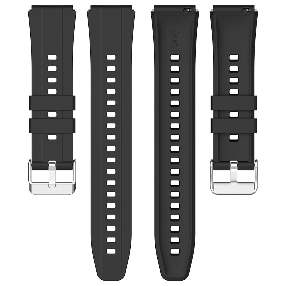 Correa Techsuit W075 para Huawei Watch / Garmin Watch Series, 18mm, Borgoña