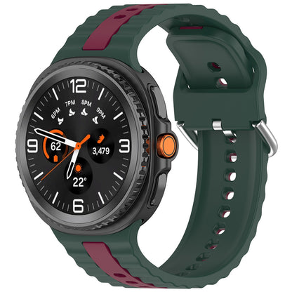 Correa Techsuit W078 para Samsung Galaxy Watch 8 Classic / Watch8 44mm / Watch 8 40mm, Verde Oscuro