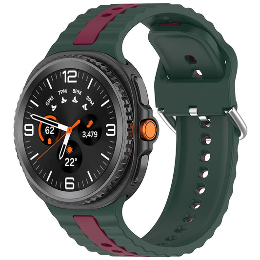 Correa Techsuit W078 para Samsung Galaxy Watch 8 Classic / Watch8 44mm / Watch 8 40mm, Verde Oscuro