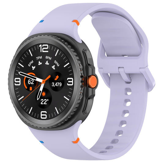 Correa Techsuit W079 para Samsung Galaxy Watch 8 Classic / Watch8 44mm / Watch 8 40mm, Morado