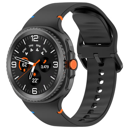 Correa Techsuit W079 para Samsung Galaxy Watch 8 Classic / Watch8 44mm / Watch 8 40mm, Negra