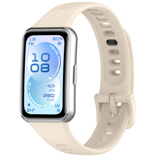 Correa Techsuit W081 para Huawei Band 11 / 11 Pro, Crema