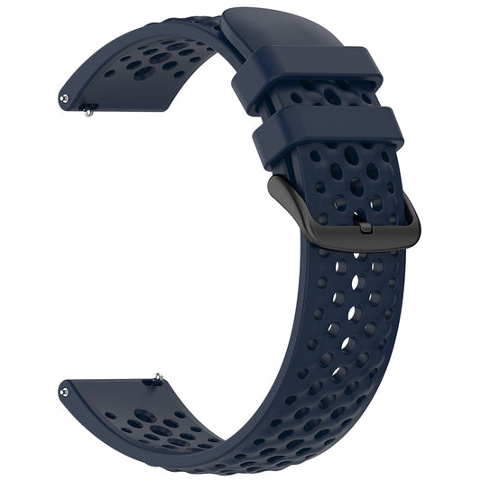 Correa Techsuit W083 para Amazfit Watch / Samsung Watch Series, 22mm, Azul Marino