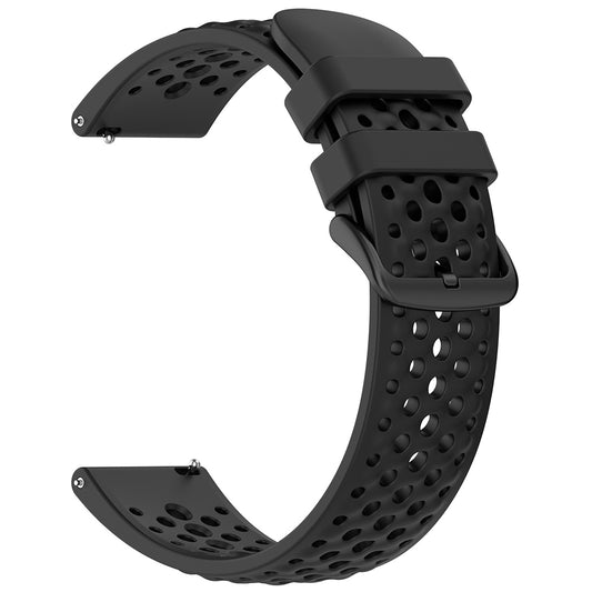 Correa Techsuit W083 para Amazfit Watch / Samsung Watch Series, 22mm, Negra