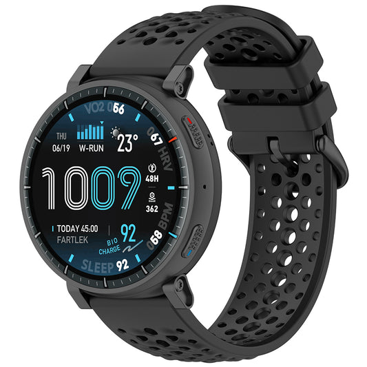 Correa Techsuit W083 para Amazfit Watch / Samsung Watch Series, 22mm, Negra