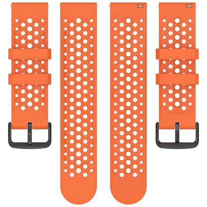 Correa Techsuit W083 para Amazfit Watch / Samsung Watch Series, 22mm, Naranja