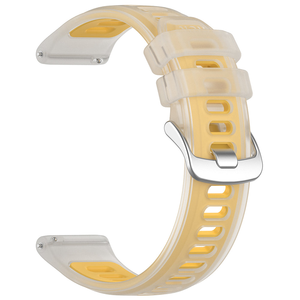 Correa Techsuit W084 para Samsung Galaxy Watch / Huawei Watch Series, 22mm, Amarilla