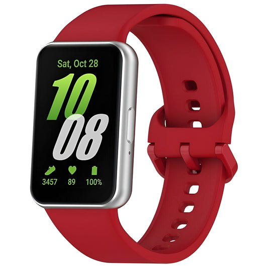 Correa Techsuit W086 para Samsung Galaxy Fit3 R39M, Roja