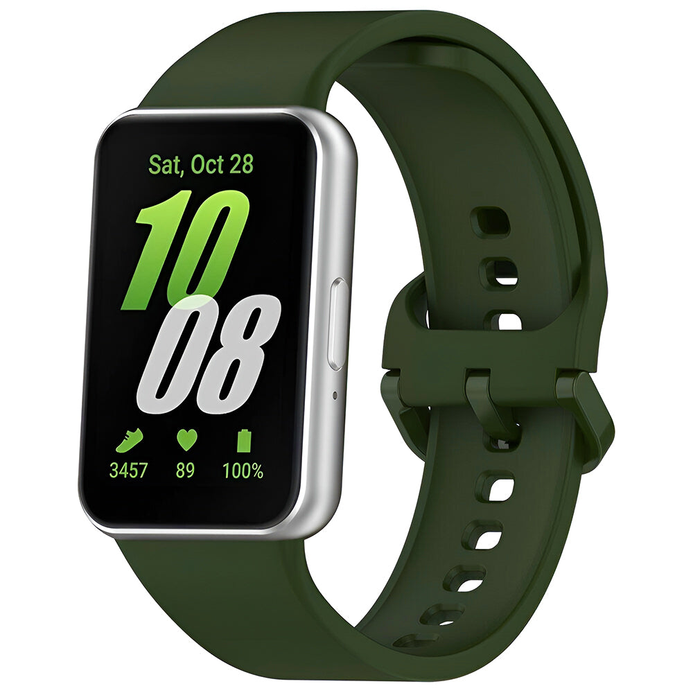 Correa Techsuit W086 para Samsung Galaxy Fit3 R39M, Verde
